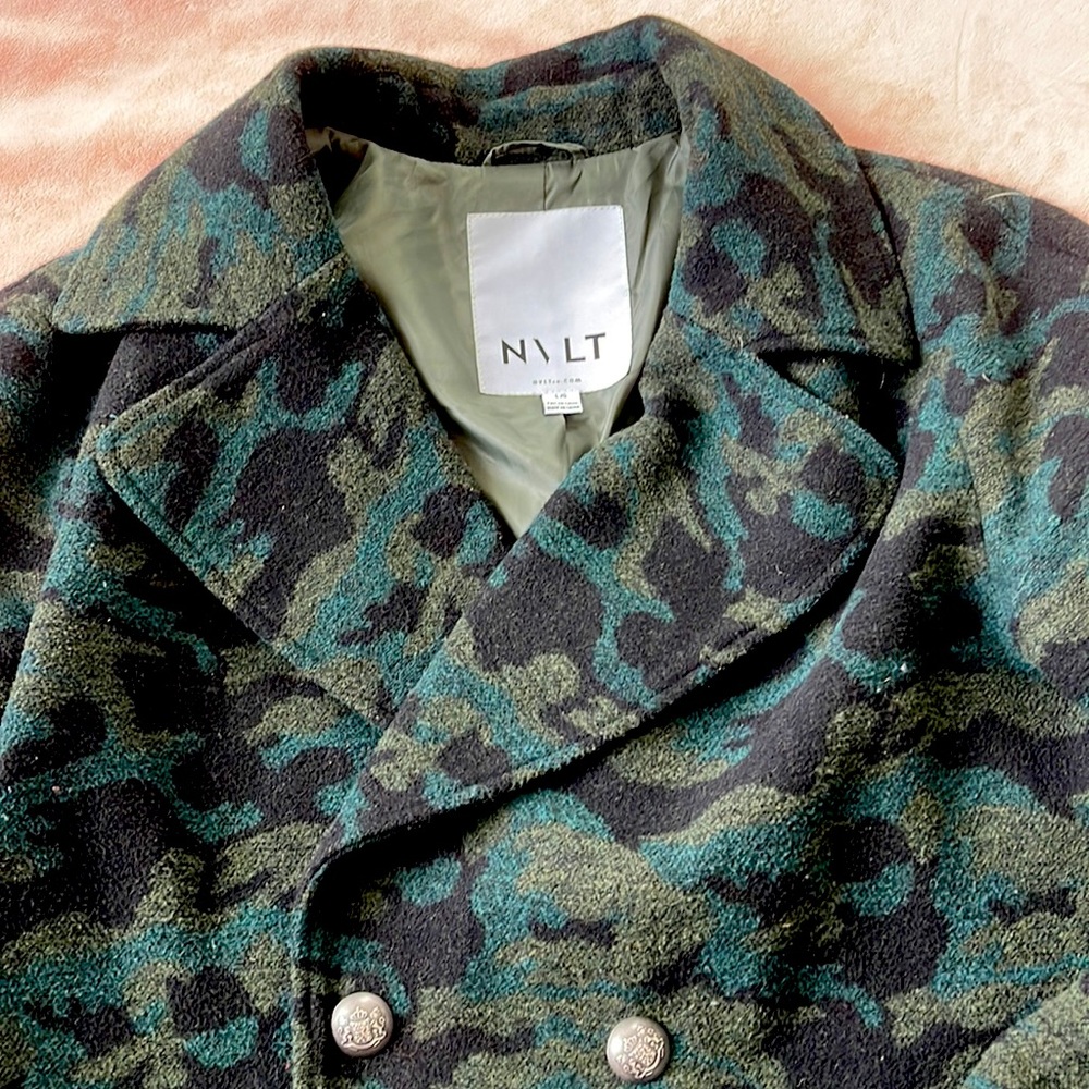 NVLT Wool blend Coat size L - Picture 2 of 5